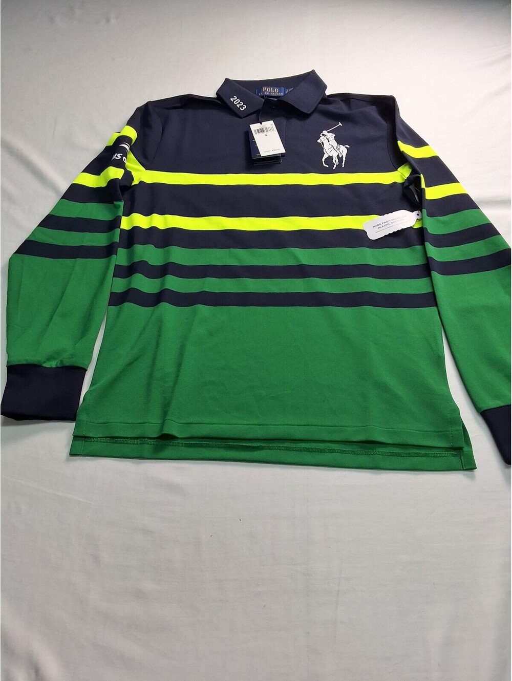 Polo Ralph Lauren US Open 2023 Men's Long Sleeve Polo Shirt Size S